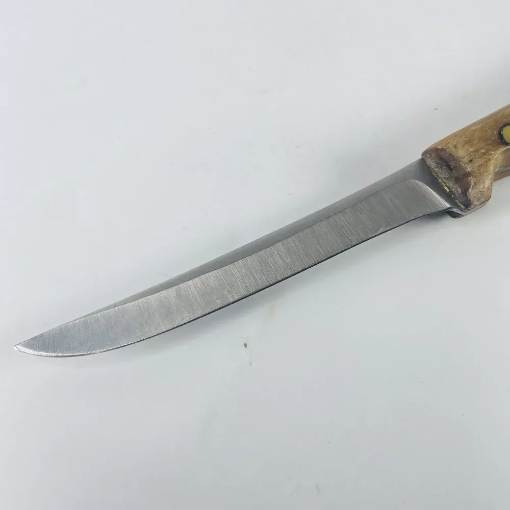 VTG Chicago Cutlery 66S 61S Slicing Boning Knife Set Sharpening Honing Steel